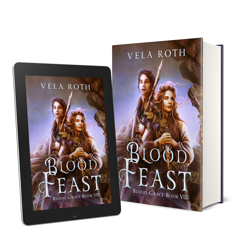 Ebook and hardcover of BLOOD FEAST